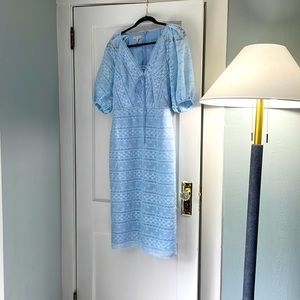 Monique Lhuillier Baby blue dress